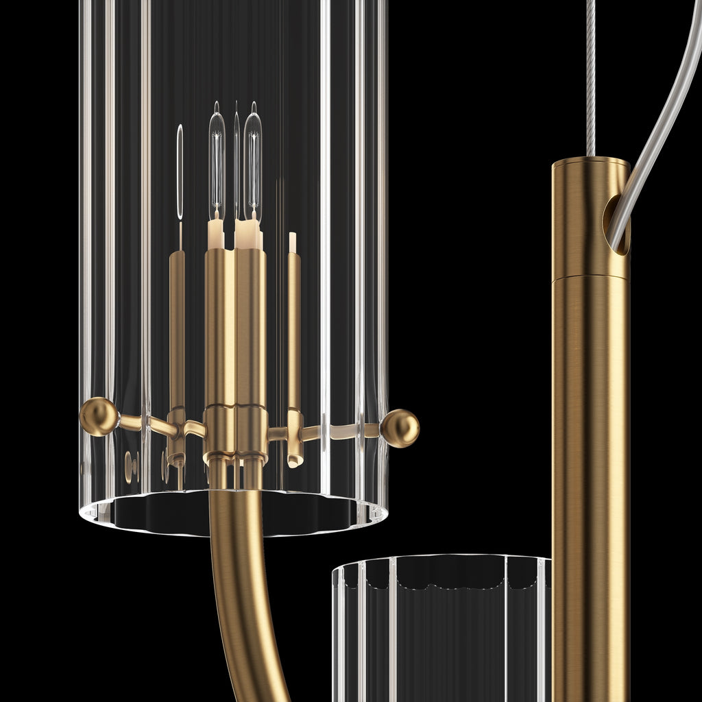 Lampa wisząca Maytoni Arco IP20 3xG9 MOD223PL-03BS | Mosiądz