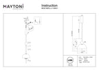 Lampa wisząca Maytoni Bangkok IP20 x MOD185PL-L11B3K1 | Czarny