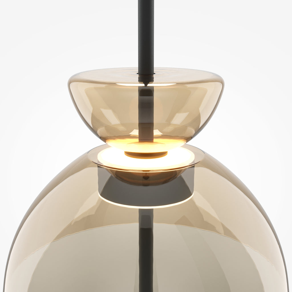 Lampa wisząca Maytoni Bangkok IP20 x MOD185PL-L12CG3K2 | Czarny