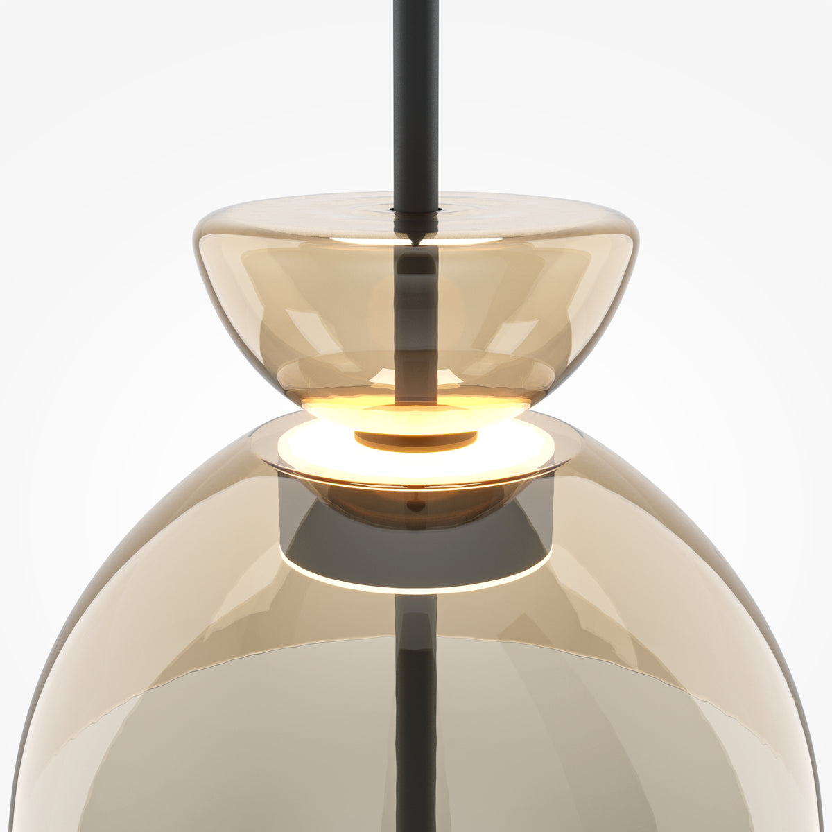 Lampa wisząca Maytoni Bangkok IP20 x MOD185PL-L12CG3K2 | Czarny