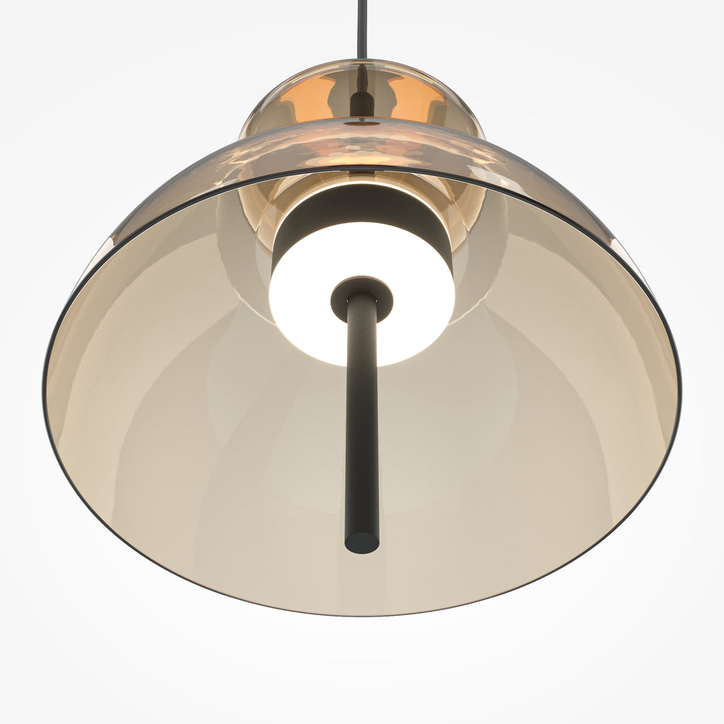 Lampa wisząca Maytoni Bangkok IP20 x MOD185PL-L12CG3K2 | Czarny