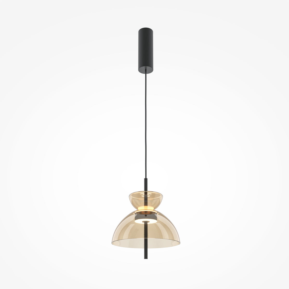 Lampa wisząca Maytoni Bangkok IP20 x MOD185PL-L12CG3K2 | Czarny