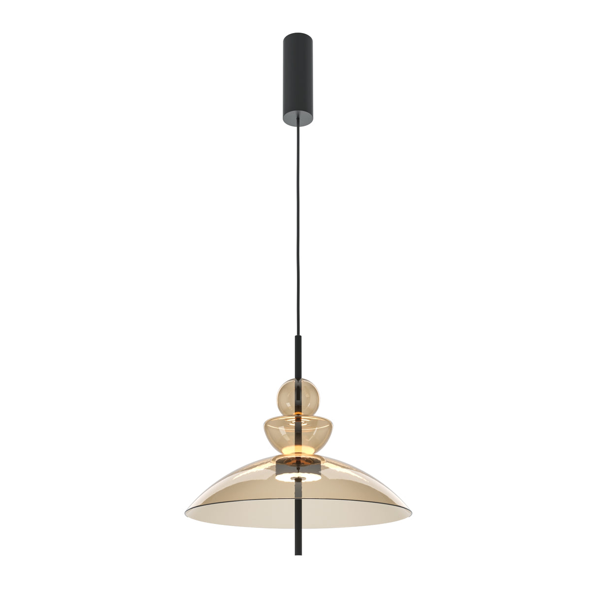 Lampa wisząca Maytoni Bangkok IP20 x MOD185PL-L12CG3K3 | Czarny