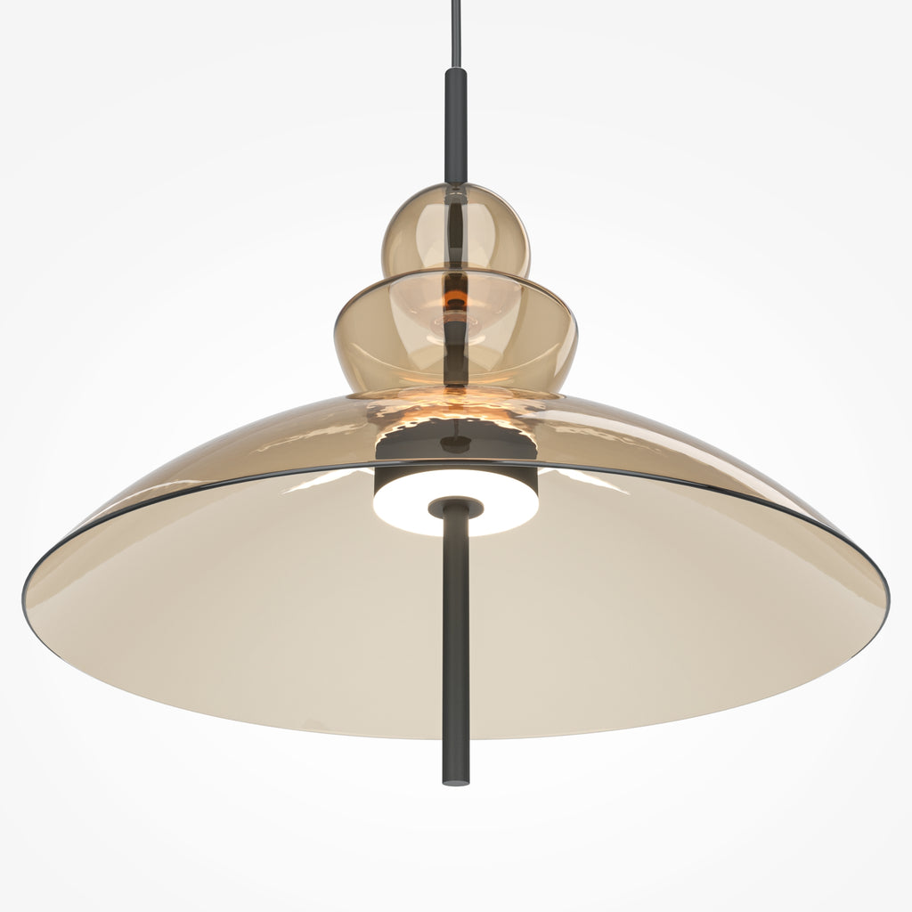 Lampa wisząca Maytoni Bangkok IP20 x MOD185PL-L12CG3K3 | Czarny
