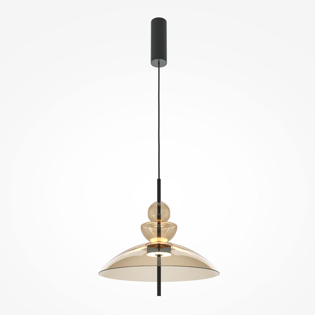 Lampa wisząca Maytoni Bangkok IP20 x MOD185PL-L12CG3K3 | Czarny