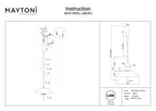 Lampa wisząca Maytoni Bangkok IP20 x MOD185PL-L6B3K3 | Czarny