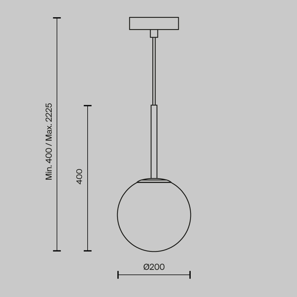 Lampa wisząca Maytoni Basic form IP20 1xE14 MOD321PL-01B1 | Czarny