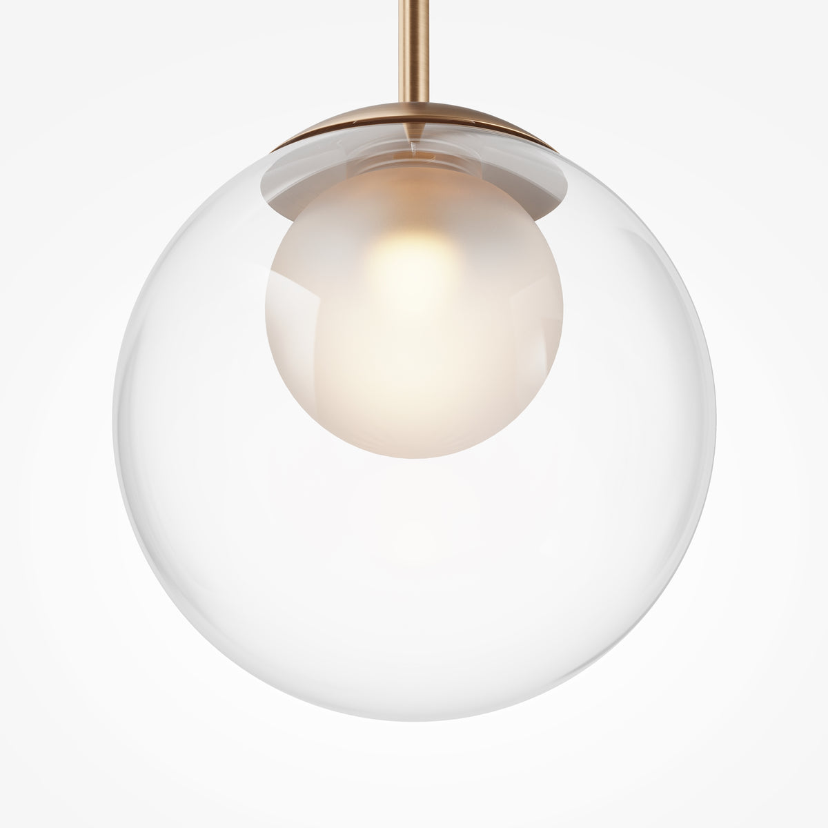 Lampa wisząca Maytoni Basic form IP20 1xG9 MOD521PL-01G3 | Złoto