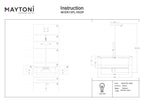 Lampa wisząca Maytoni Bergamo IP20 5xE27 MOD613PL-05GR | Czarny