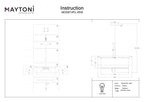Lampa wisząca Maytoni Bergamo IP20 5xE27 MOD613PL-05W | Czarny