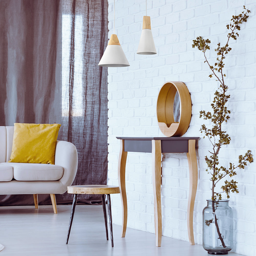 Lampa wisząca Maytoni Bicones IP20 1xE27 P359-PL-01-W | Biały