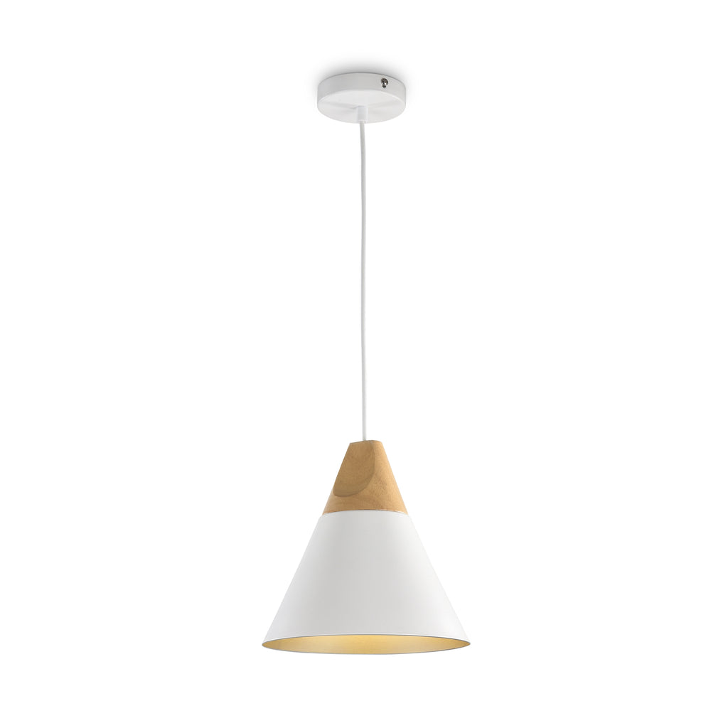 Lampa wisząca Maytoni Bicones IP20 1xE27 P359-PL-01-W | Biały