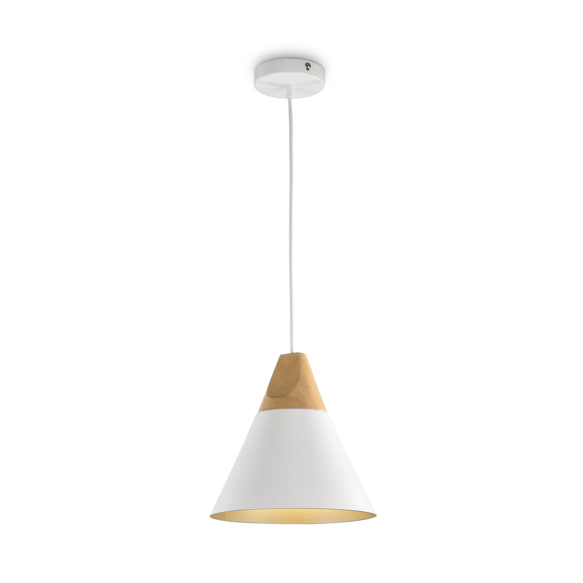 Lampa wisząca Maytoni Bicones IP20 1xE27 P359-PL-01-W | Biały