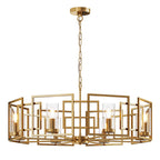 Lampa wisząca Maytoni Bowi IP20 8xE14 H009PL-08G | Złoto