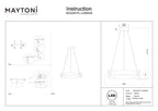 Lampa wisząca Maytoni Breeze IP20 x MOD281PL-L45BS3K | Mosiądz