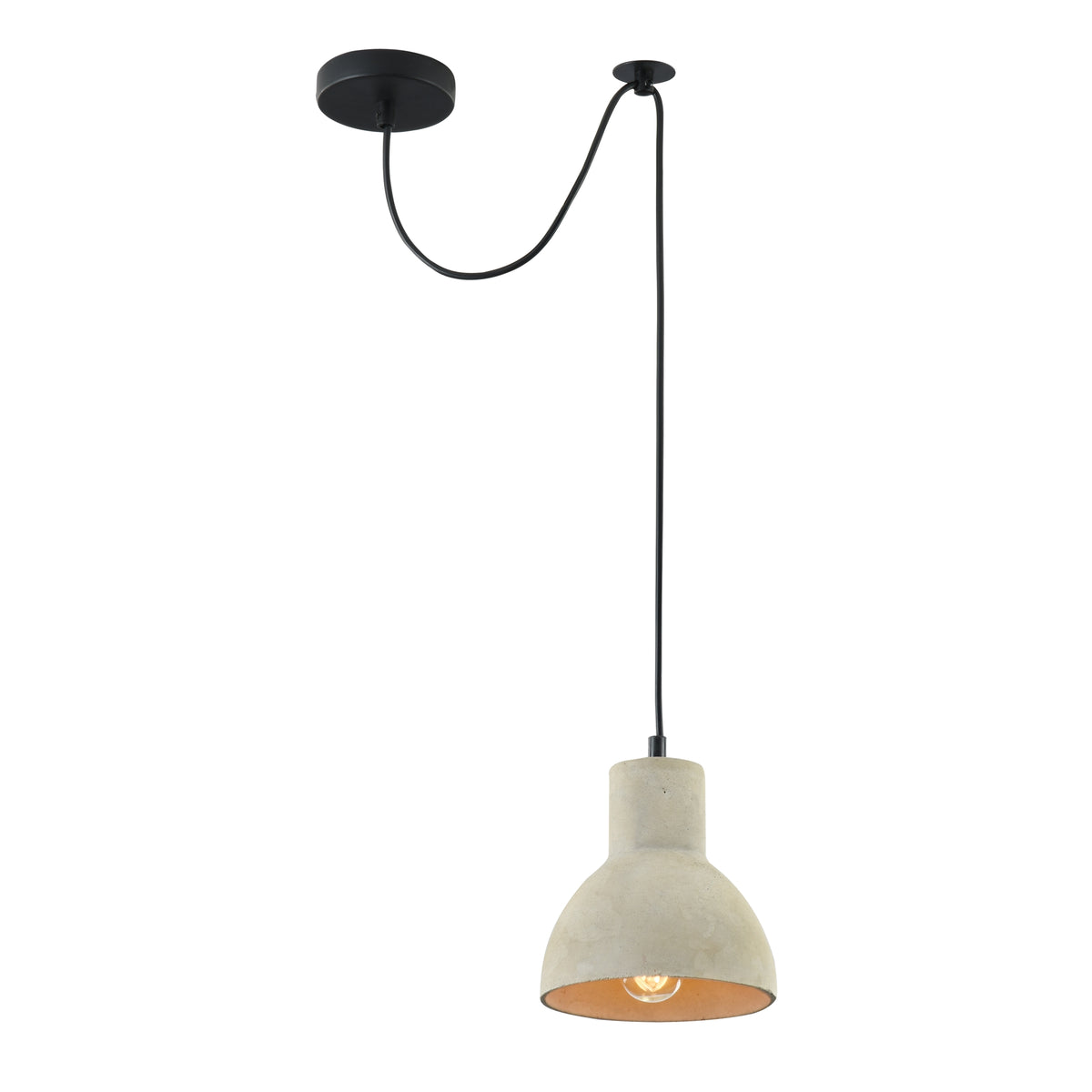 Lampa wisząca Maytoni Broni IP20 1xE27 T434-PL-01-GR | Czarny