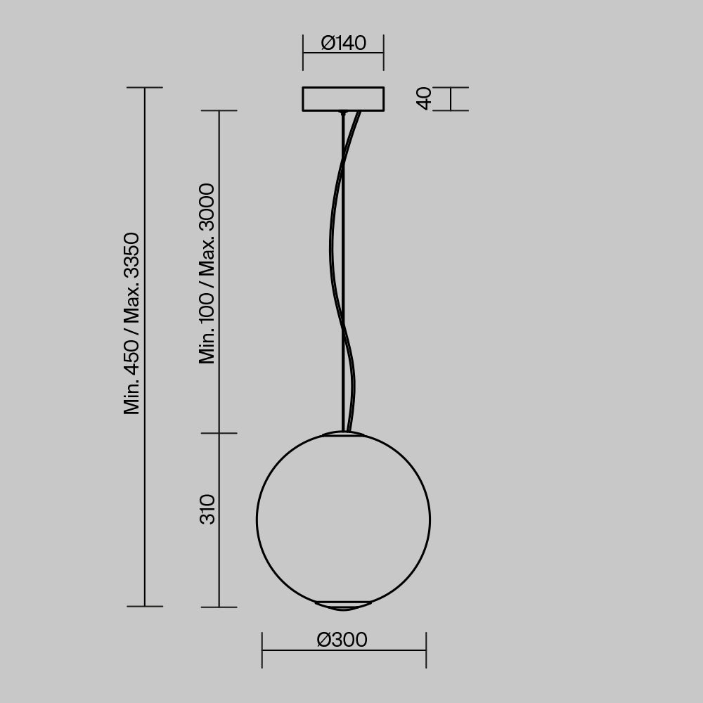Lampa wisząca Maytoni Bruma IP20 x MOD397PL-L15CH2.7K | Chrom