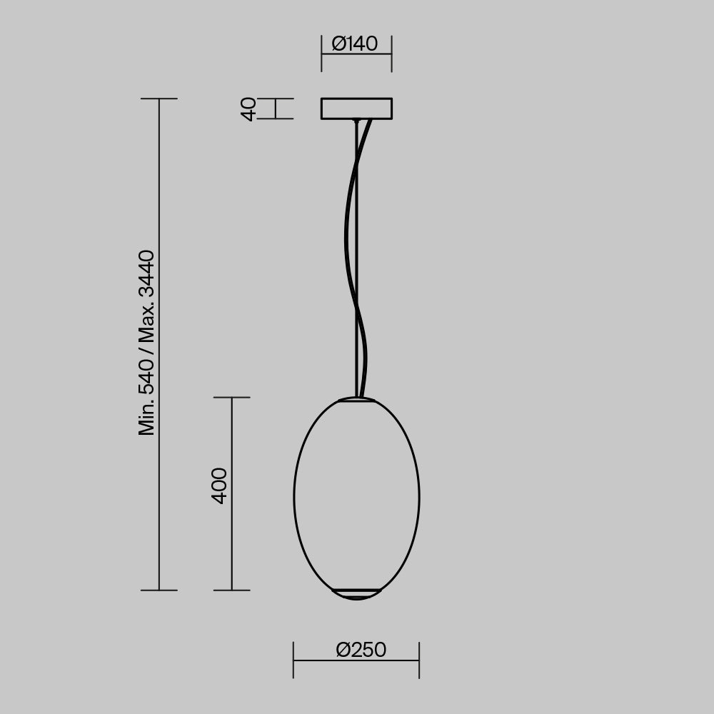 Lampa wisząca Maytoni Bruma IP20 x MOD397PL-L19CH2.7K | Chrom
