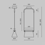 Lampa wisząca Maytoni Cabaret IP20 x MOD170PL-L8BS3K | Mosiądz