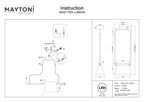 Lampa wisząca Maytoni Cabaret IP20 x MOD170PL-L8BS3K | Mosiądz