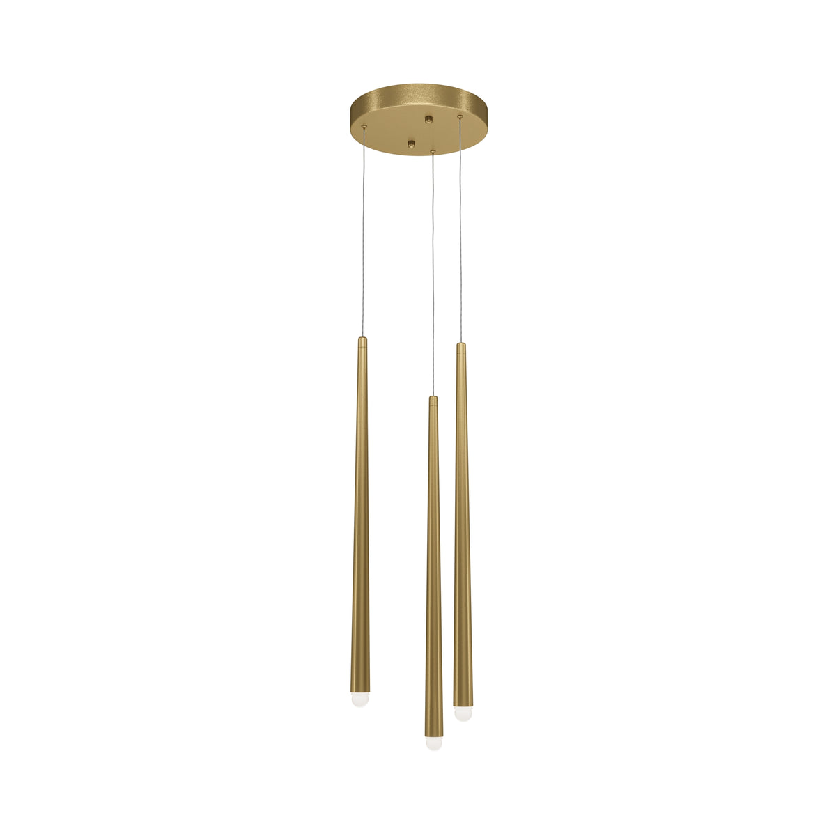 Lampa wisząca Maytoni Cascade IP20 3x MOD132PL-L36BSK1 | Mosiądz
