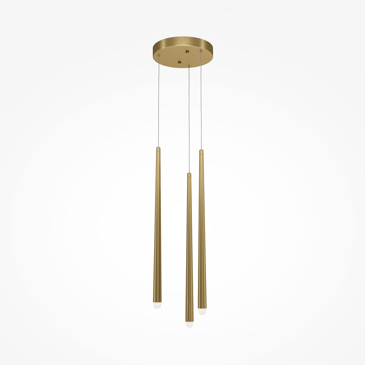 Lampa wisząca Maytoni Cascade IP20 3x MOD132PL-L36BSK1 | Mosiądz