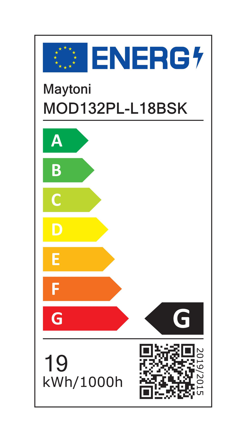 Lampa wisząca Maytoni Cascade IP20 x MOD132PL-L18BSK | Mosiądz
