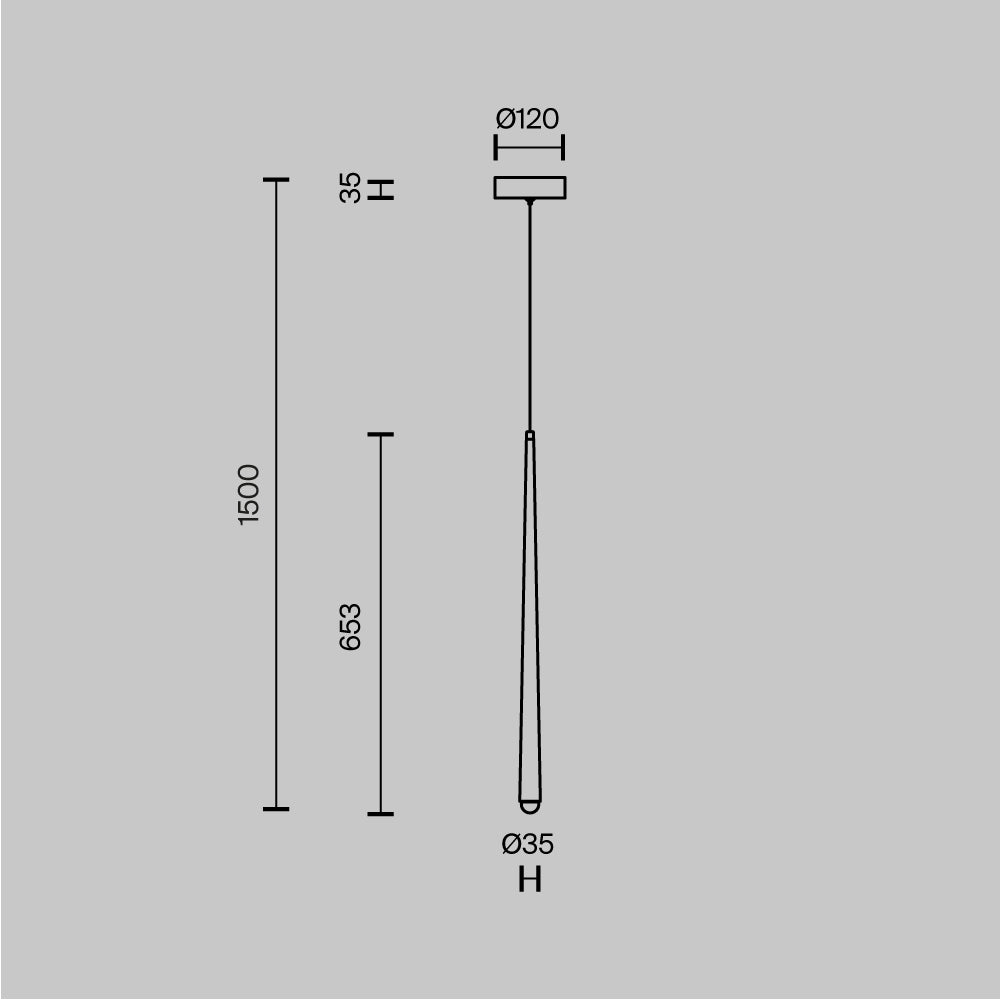 Lampa wisząca Maytoni Cascade IP20 x MOD132PL-L6BK | Czarny