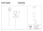 Lampa wisząca Maytoni Cascade IP20 x MOD132PL-L6BK | Czarny