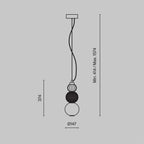 Lampa wisząca Maytoni Collar IP20 x P069PL-L16G3K | Złoto