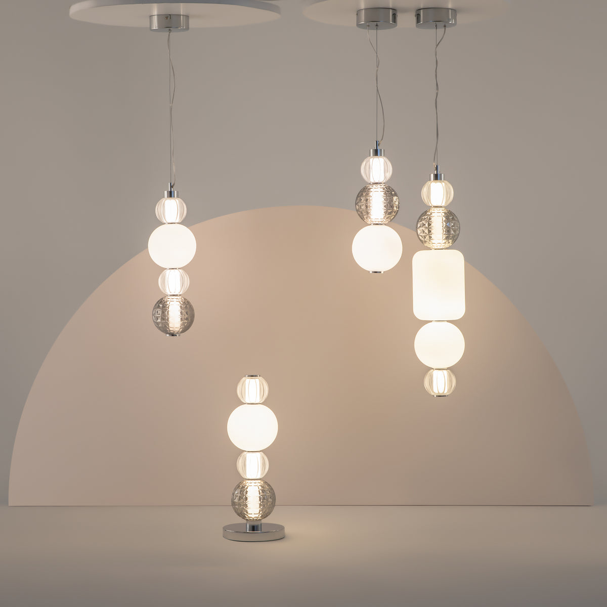 Lampa wisząca Maytoni Collar IP20 x P069PL-L17CH3K | Chrom