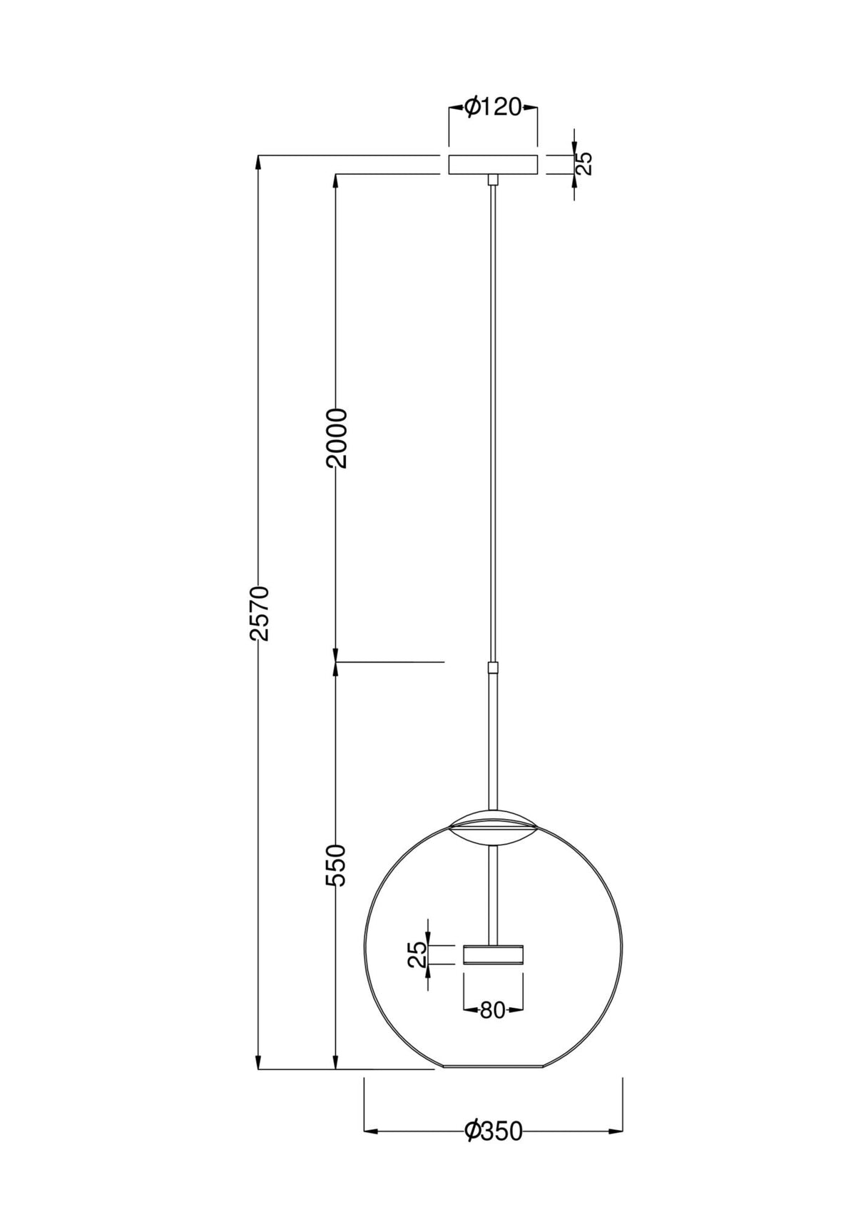 Lampa wisząca Maytoni Cometa IP20 x MOD056PL-L12G3K | Złoto