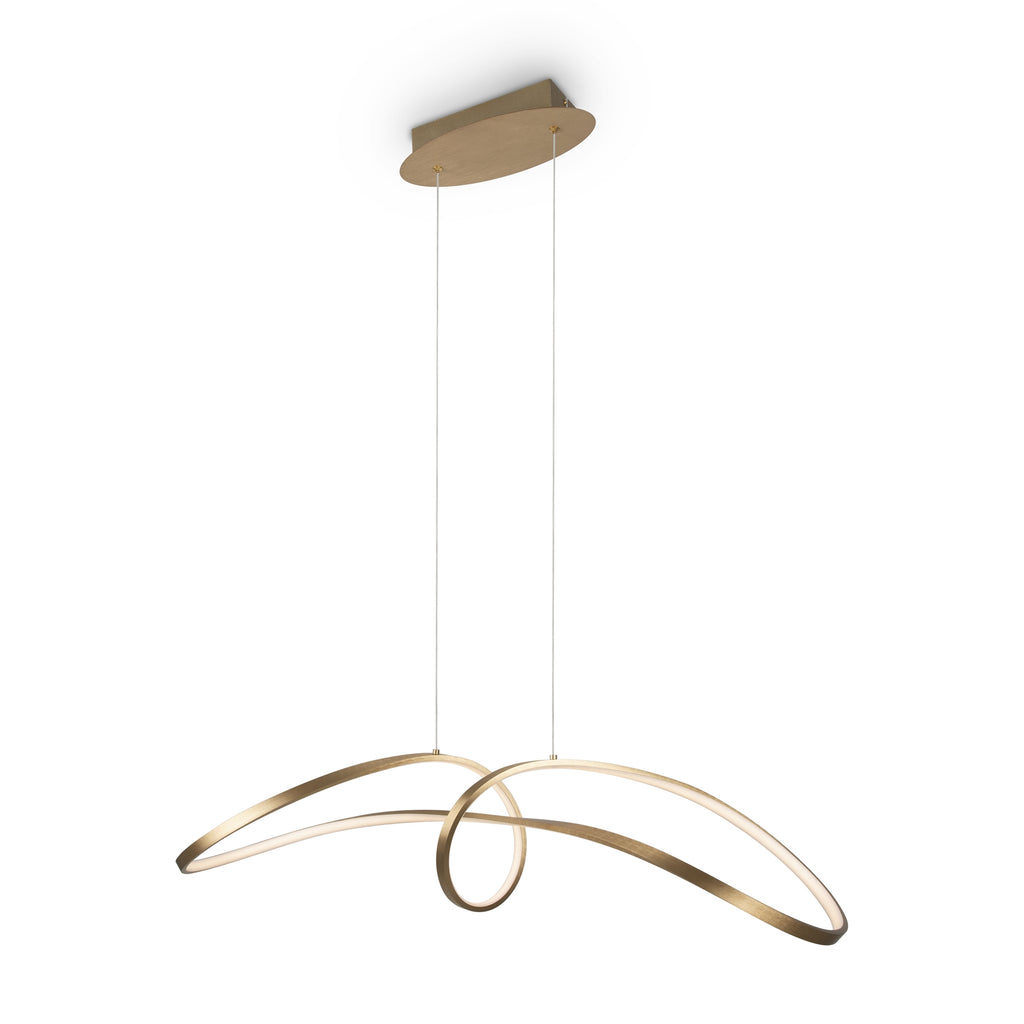 Lampa wisząca Maytoni Curve IP20 x MOD156PL-L52G4K | Złoto