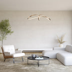 Lampa wisząca Maytoni Curve IP20 x MOD156PL-L52G4K | Złoto