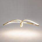Lampa wisząca Maytoni Curve IP20 x MOD156PL-L52G4K | Złoto