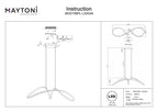 Lampa wisząca Maytoni Curve IP20 x MOD156PL-L52G4K | Złoto