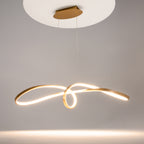 Lampa wisząca Maytoni Curve IP20 x MOD156PL-L52G4K | Złoto