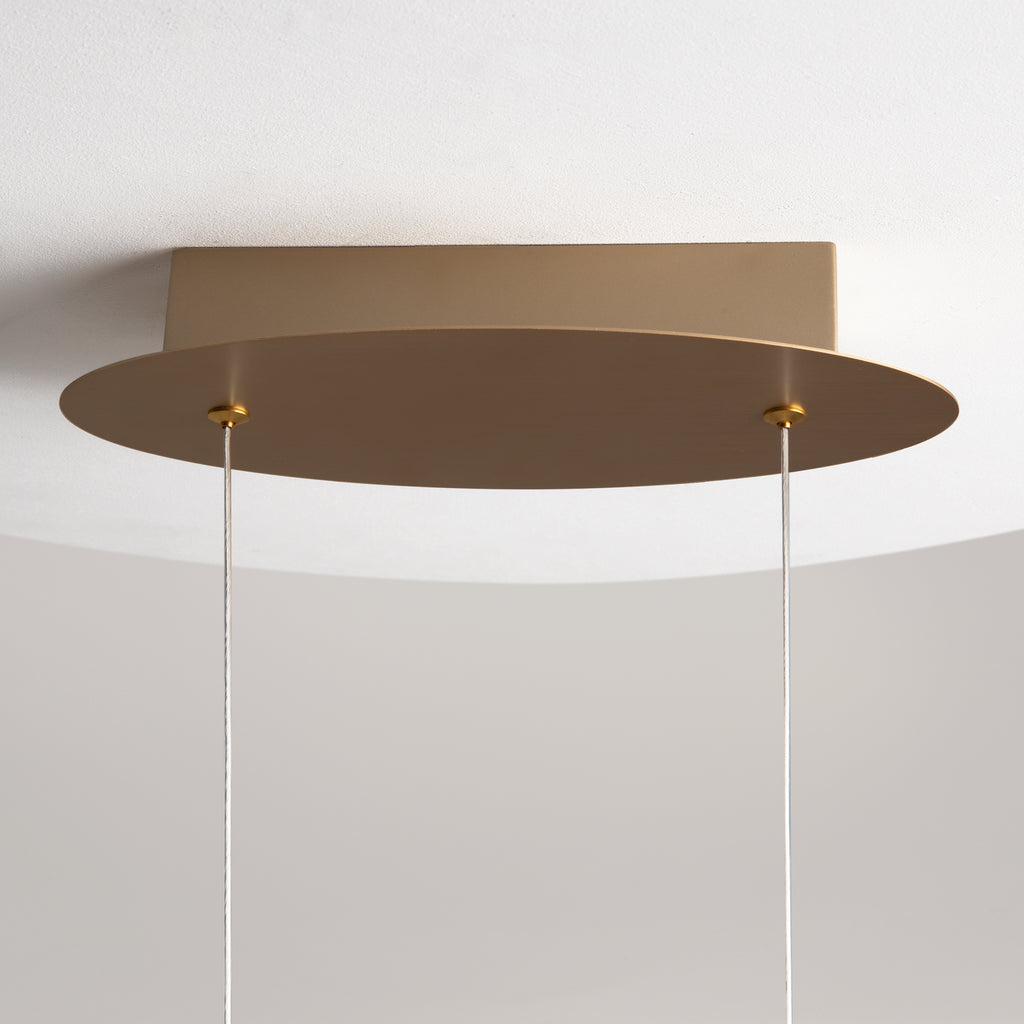 Lampa wisząca Maytoni Curve IP20 x MOD156PL-L52G4K | Złoto