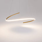 Lampa wisząca Maytoni Curve IP20 x MOD242PL-L33BSK | Mosiądz