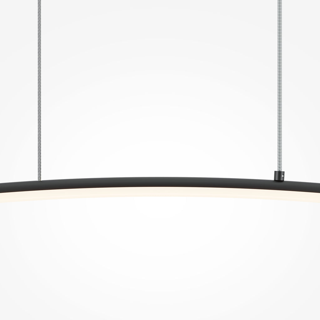 Lampa wisząca Maytoni Curve IP20 x MOD243PL-L18BK | Czarny