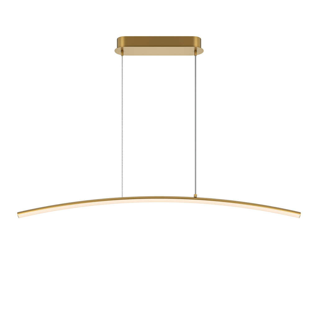 Lampa wisząca Maytoni Curve IP20 x MOD243PL-L18BSK | Mosiądz