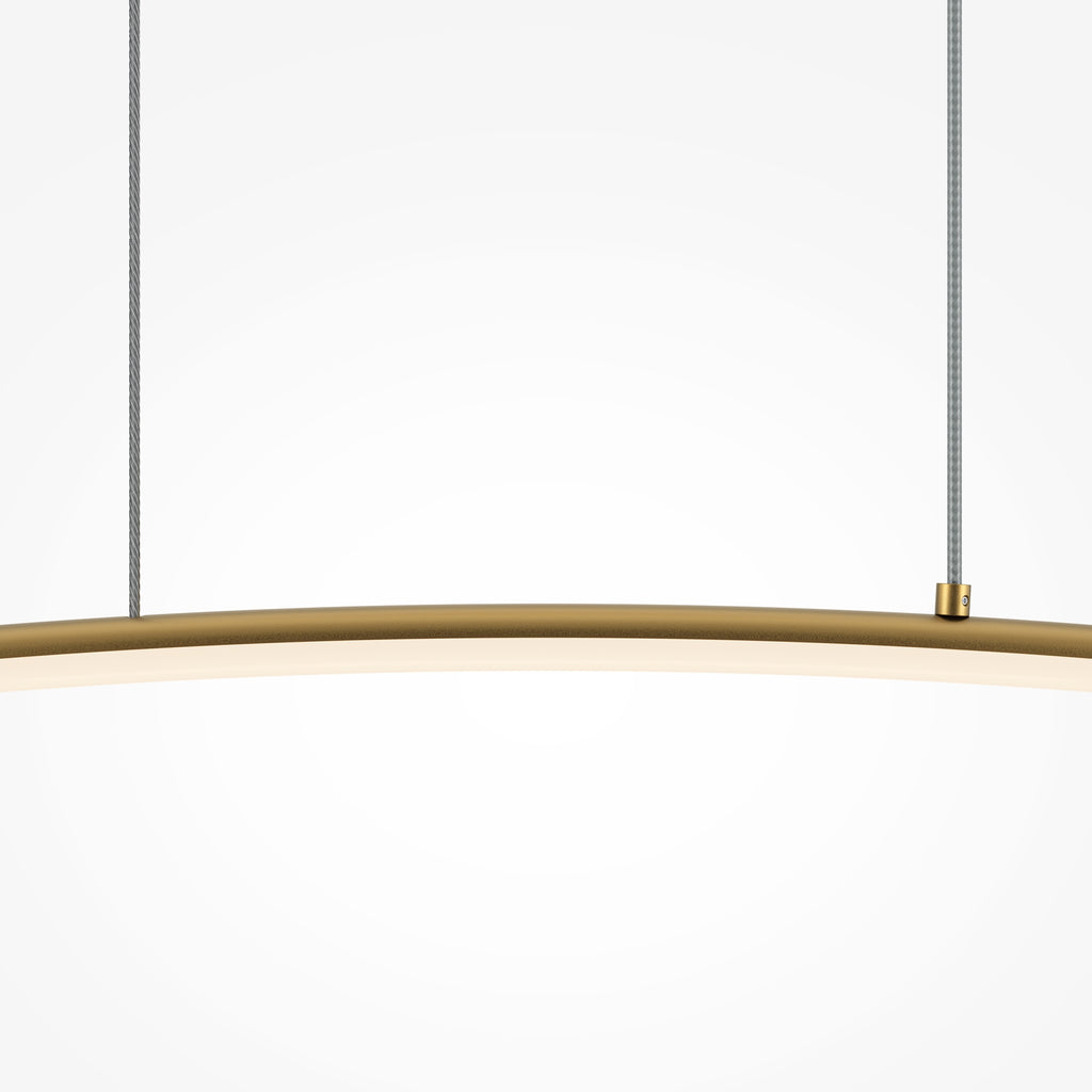 Lampa wisząca Maytoni Curve IP20 x MOD243PL-L18BSK | Mosiądz