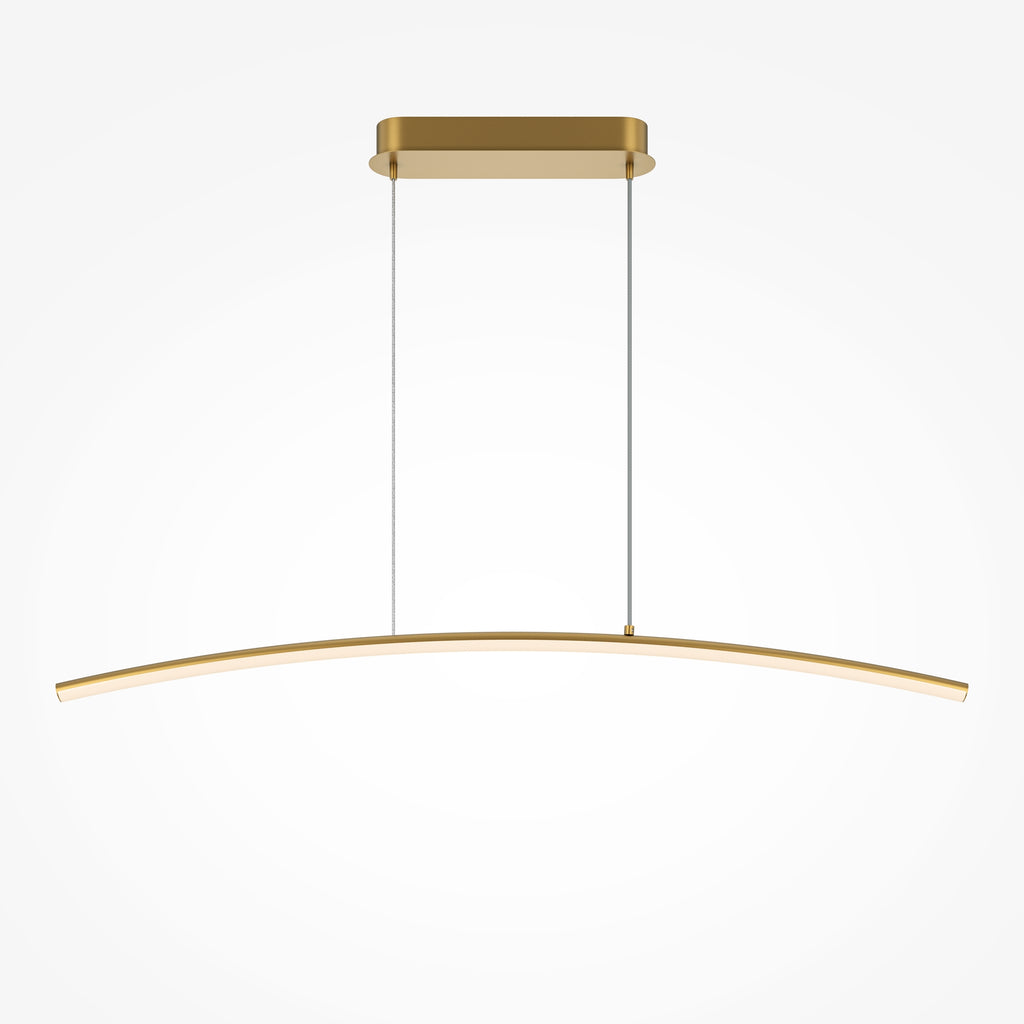 Lampa wisząca Maytoni Curve IP20 x MOD243PL-L18BSK | Mosiądz