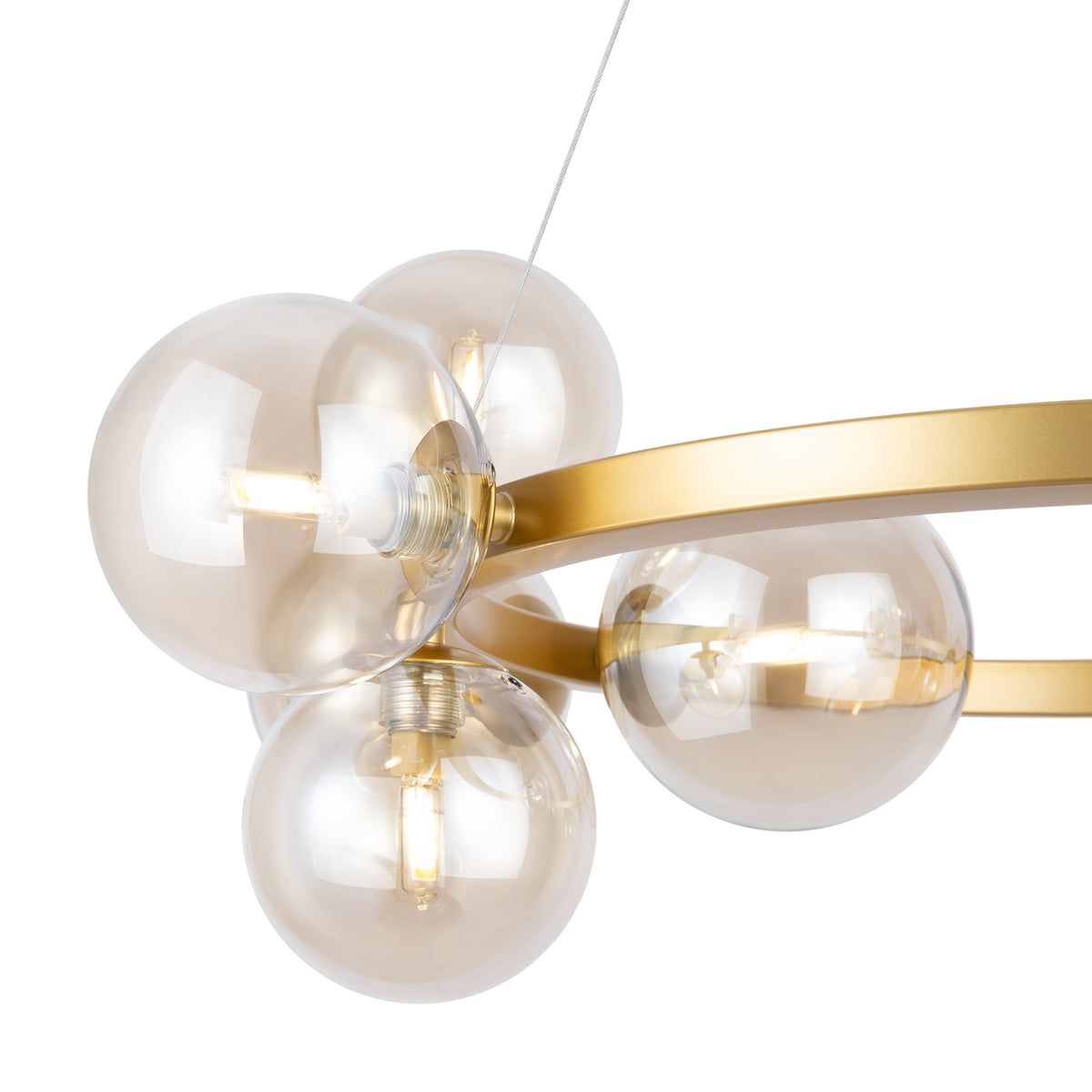 Lampa wisząca Maytoni Dallas IP20 11xG9 MOD545PL-11G | Złoto