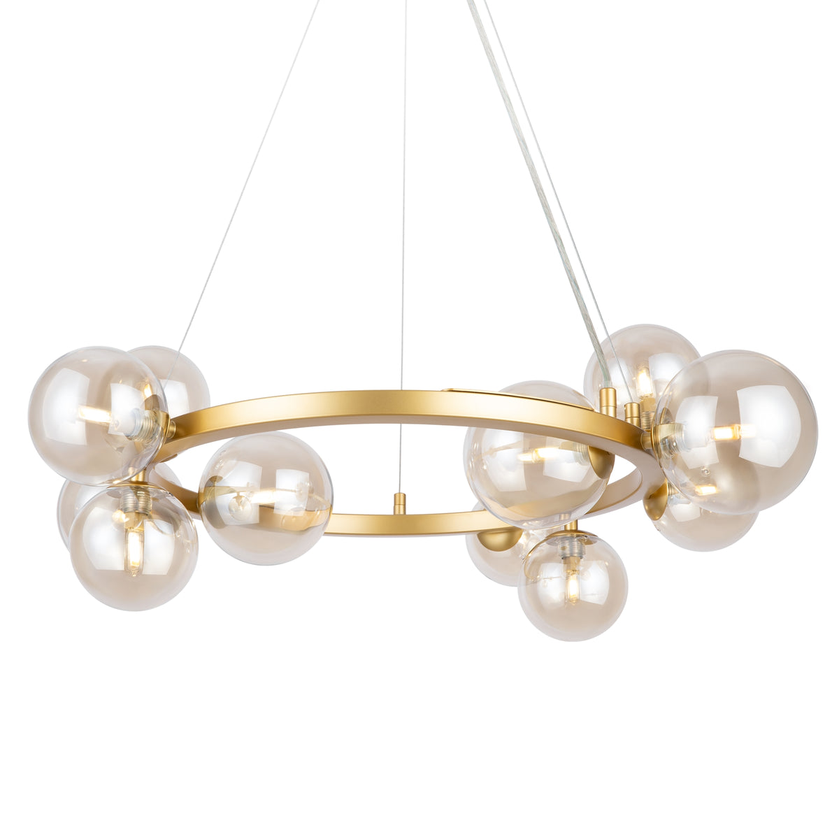 Lampa wisząca Maytoni Dallas IP20 11xG9 MOD545PL-11G | Złoto