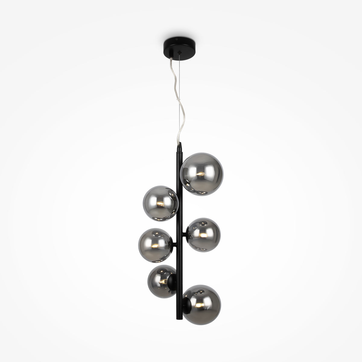 Lampa wisząca Maytoni Dallas IP20 6xG9 MOD545PL-06B | Czarny