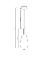Lampa wisząca Maytoni Duality IP20 1xE27 MOD271PL-01B7 | Czarny