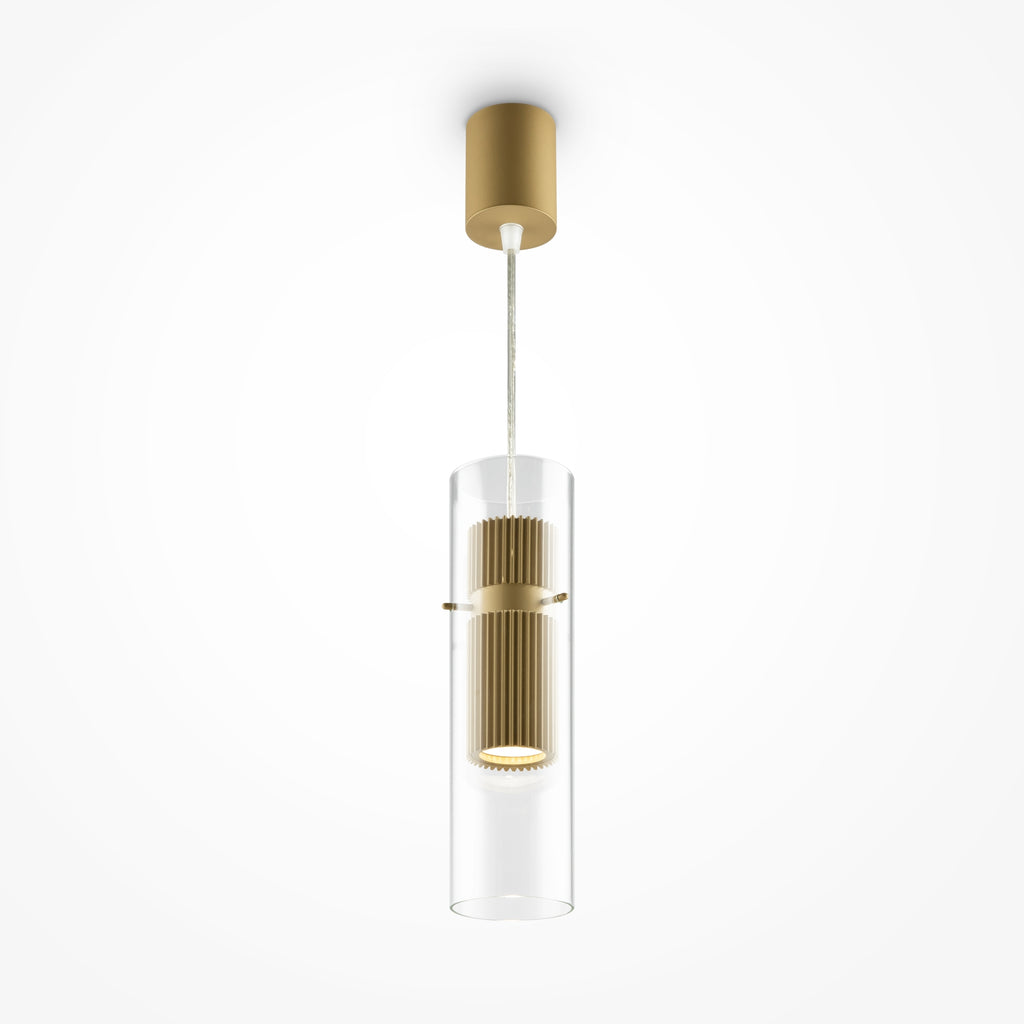 Lampa wisząca Maytoni Dynamics IP20 1xGU10 MOD326PL-01MG | Złoto