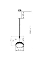 Lampa wisząca Maytoni El IP20 x MOD041PL-L15TR3K | Czarny