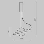 Lampa wisząca Maytoni Enigma IP20 x MOD150PL-L5BS3K | Mosiądz